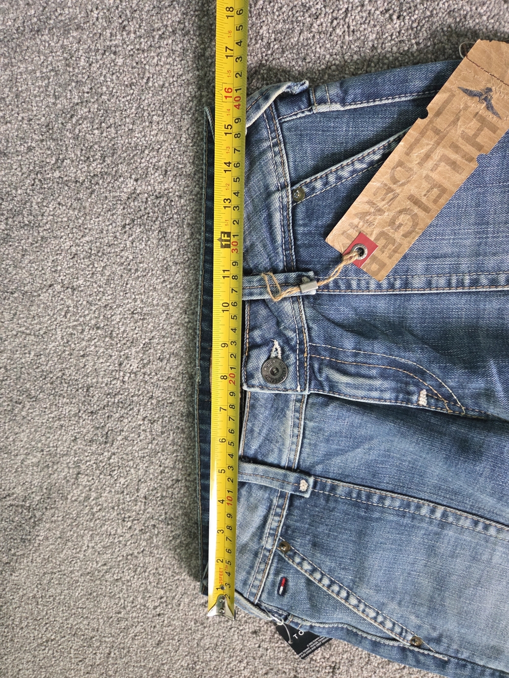 Tommy Hilfiger Light Blue Wide-Leg Jeans - Picture 3 of 7